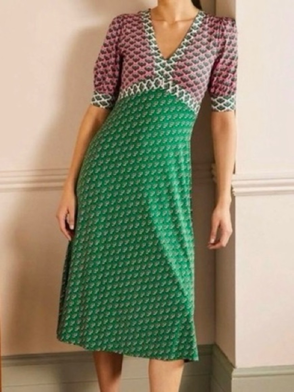 Boden Eva Jersey Midi Dress